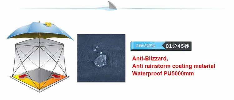 Зимний дом для рыбалки стеганый толстый зимний тент для подледной рыбалки настоящий теплый непромокаемый снегозащитный тент автоматический открытый и складной