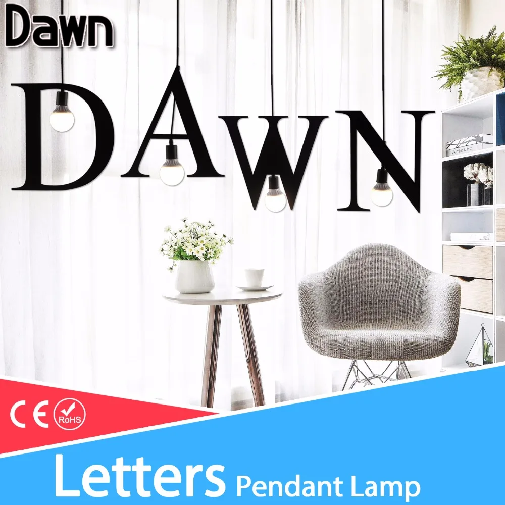 

letters A to Z Pendant Lamps
