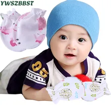 Перчатки для младенцев, анти захватывающая перчатка для новорожденных, защита лица, хлопок, Младенческая рукавица, скоба, весна, лето, осень