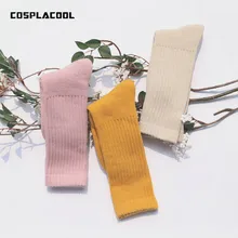 [COSPLACOOL] корейские зимние толстые махровые теплые хлопковые носки в стиле Харадзюку, женские Рождественские Носки ярких цветов, 11 цветов, Размеры 35-40