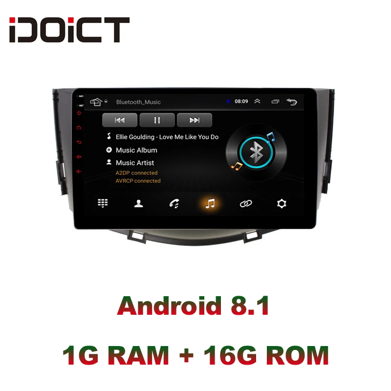 

IDOICT Android 8.1 Car DVD Player GPS Navigation Multimedia For Lifan X60 Radio 2011-2015 WIFI