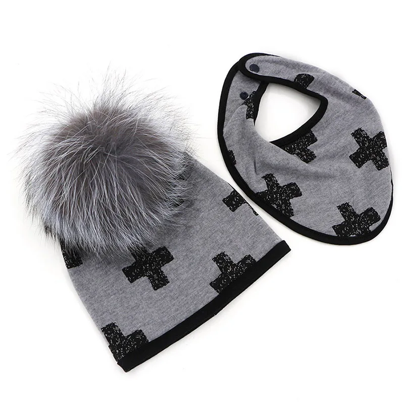 cotton baby pom pom hat