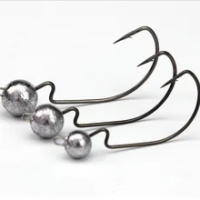 10 шт. Mustad кривошипный джиг-крючок 3,8 г/7,5 г/10,5 г морской свинцовый крючок для рыбалки джиг-Крючок Рыболовные Крючки anzol para Pesca для ловли карпа