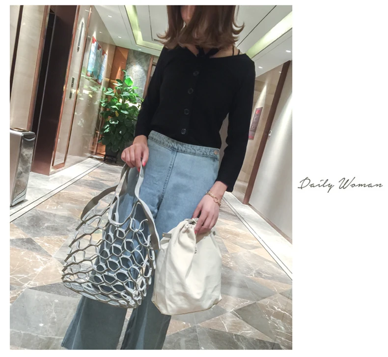 Hollow out women net bag (19)