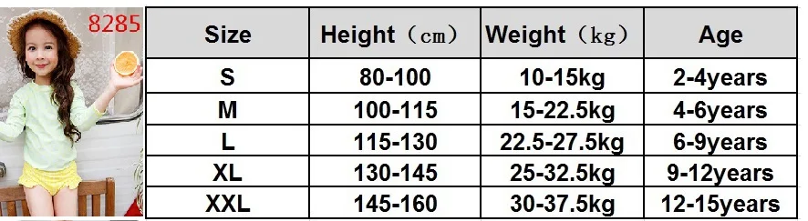 Новые 2018 летние дети От 2 до 15 лет милые детские печати купальные костюмы для маленьких девочек с длинным рукавом для защиты от солнца из