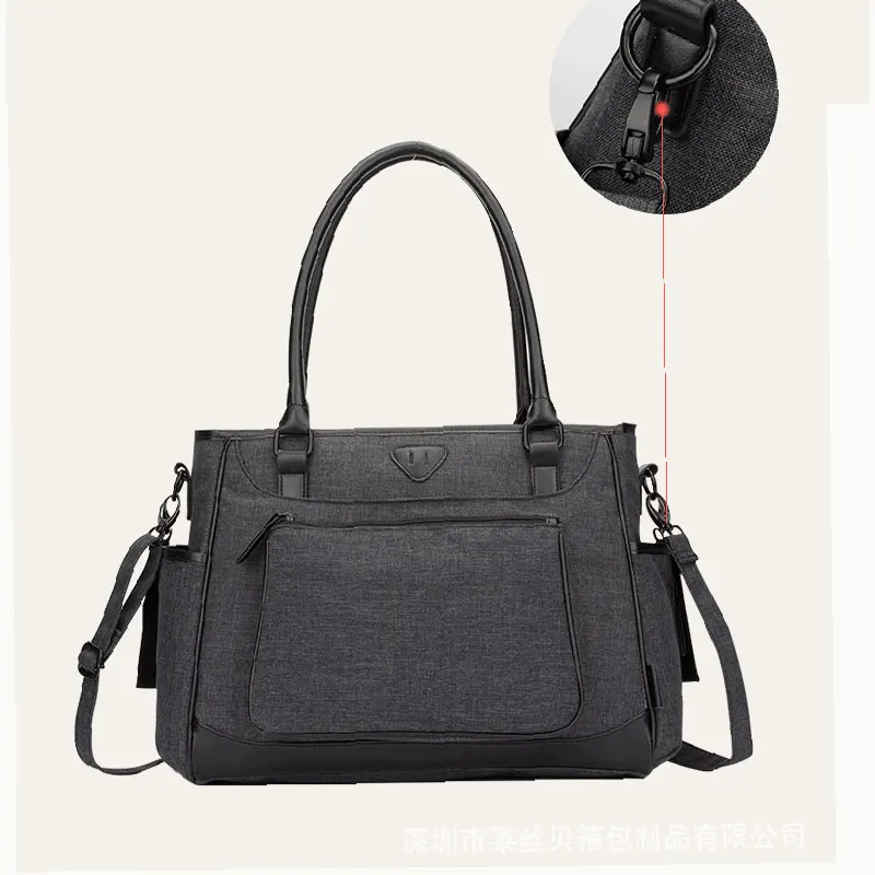 

Outing shoulder bag baby pregnant mother Mummy bag large capacity European and American fashion handbag waterproof ladies bag