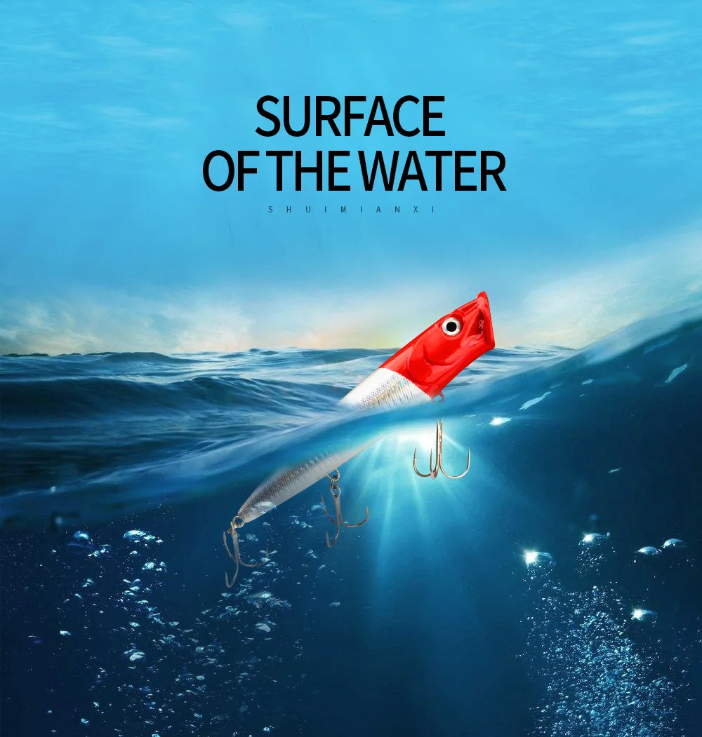 Spinpoler Professional Fishing Tackle 165mm 65g Artificial Hard Bait Popper Fishing Lure For Promotion Fishing Lures  (4)