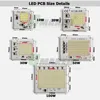 Módulos LED AC220V, 100W, 130x110mm, 9000lm, reflector, placa de aluminio PCB, Blanco/cálido, SMD2835 controlador IC inteligente, para lámparas de foco ► Foto 3/6