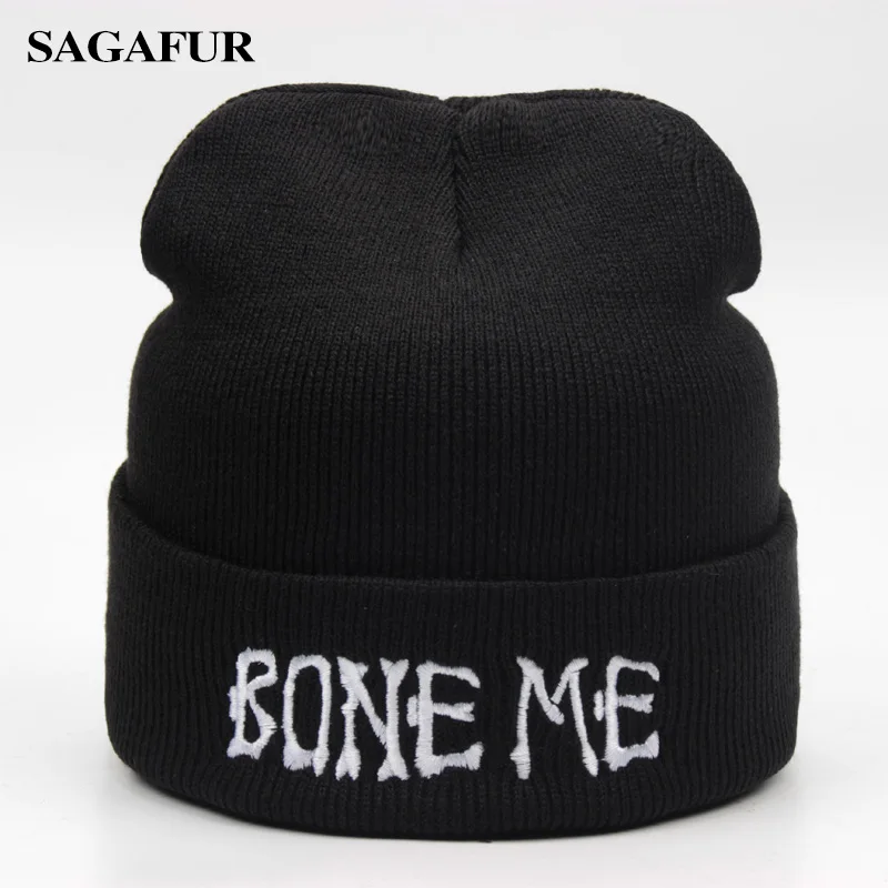 Acrylic Black Beanies For Men Winter Caps Women's Fashion Accessory