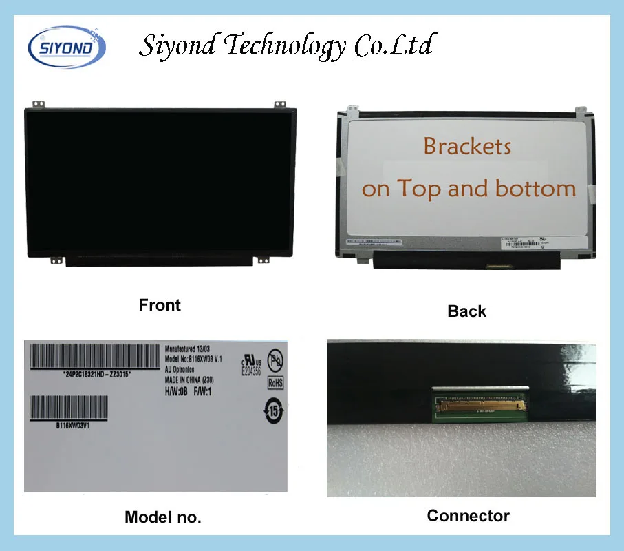 Тонкий экран для ноутбука Acer Aspire ONE 722 C68kk класс A + B116XW03 V.2 11 6 дюйма|b116xw03 v.2|matrix aceracer