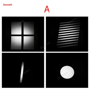 

Spotlight Tube Insert film graphic chip DIY beam tube styling insert pattern light effect Film Spotlight tube General CD05 T03