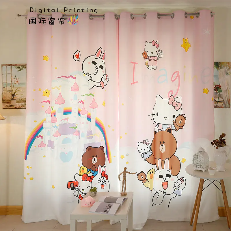 Personal Tailor 2x Grommet Window Drapery Curtain Nursery Kids Children
