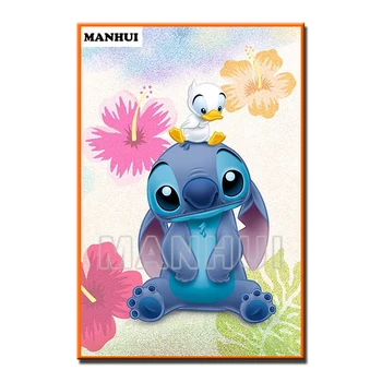 

New DIY 5D Diamond Mosaic Diamond Painting Cross Stitch Cartoon animal Diamonds Embroidery Home Decoration MH247