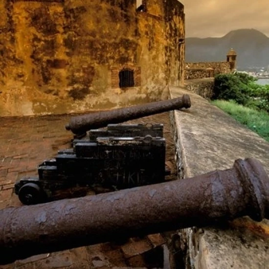 Fuerte de San Felipe  Puerto Plata  Dominican Republic Poster Print by Nik Wheeler (18 x 27)