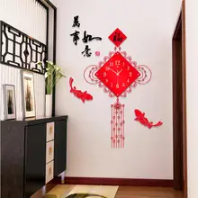 decoration dies Decorative Wall clock The living room of new Chinese art creative clock watch fashion clock quartz decorative cl