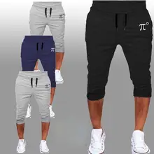 Hot Men's Shorts Outdoor Beach Sports Hip Hop Trousers Casual Sports Lightweight Cropped Pant Harem Pants With Drawstring