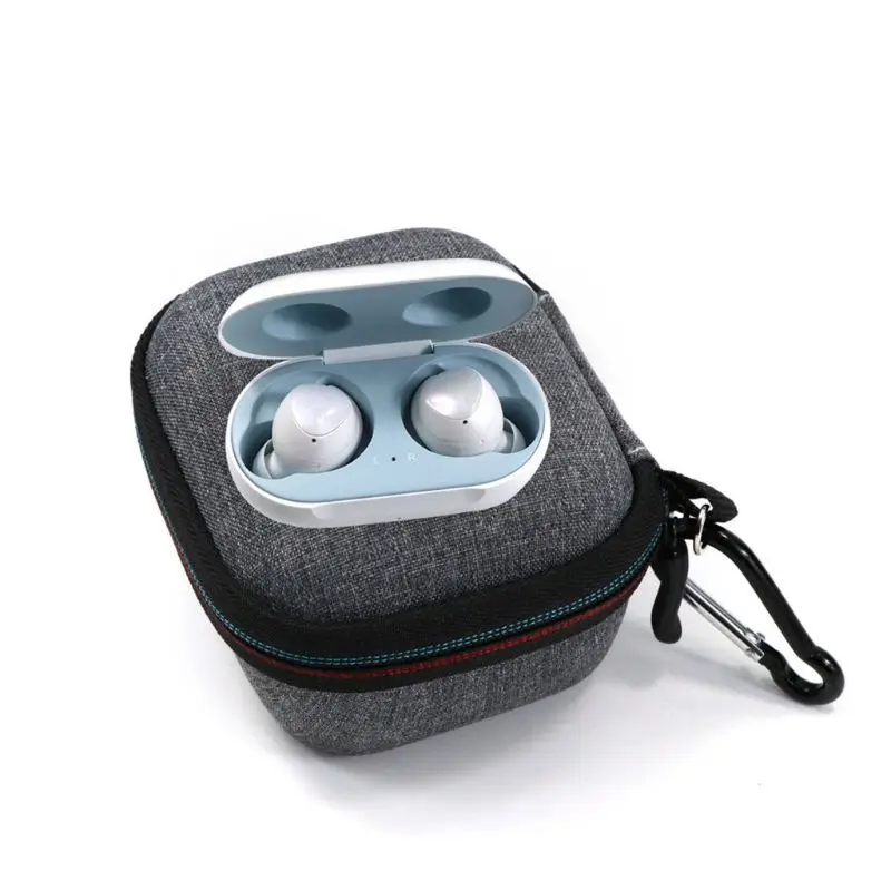 

Portable Zipper Pouch Dust/ Shockproof Hard Protective Case Storage Bag Box For Samsung Galaxy Buds Earphone Accessories
