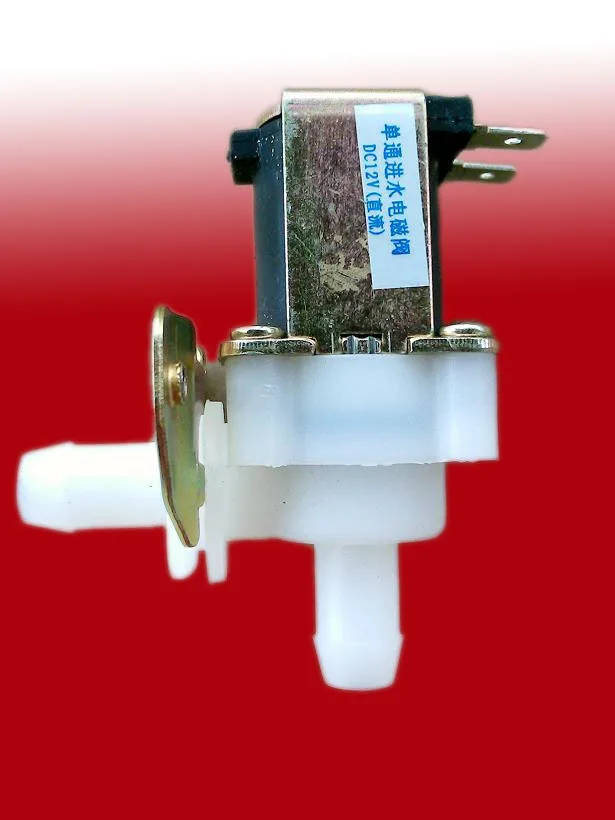 Free shipping 12mm water solenoid valve 12v normally closed inlet valve