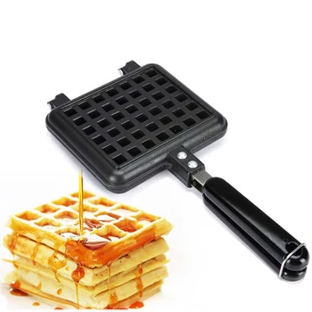 

Manual Non-stick Waffle Maker Western DIY Muffins Mould Machine Baking Tool Bubble Eggs Waffle-baking Mold Dessert Bakeware 1pc