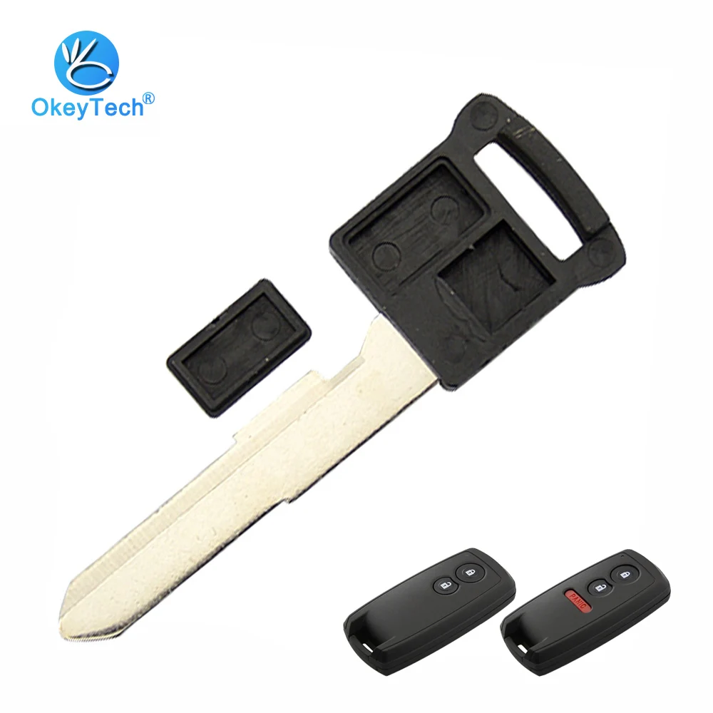 

OkeyTech For Suzuki Grand SX4 Grand Vitara Swift Smart Key Uncut Smart Insert Remote Emergency Key Blade No Chip for Suzuki Key