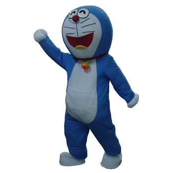 

Super High Quality Doraemon Mascot Costume Fancy Dress for happy Holloween Free Shipping