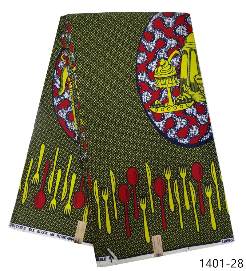 Анкара ткань лучшее качество настоящий java воск 6 ярдов африканская набивная 100%