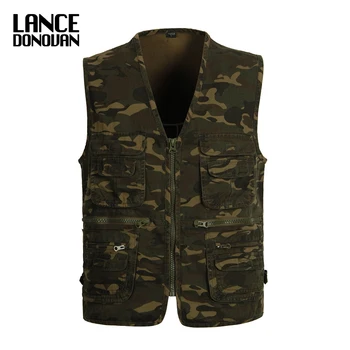 

New 2018 Camouflage Tactical Vest Men Multi Pocket Travel Photography Vests