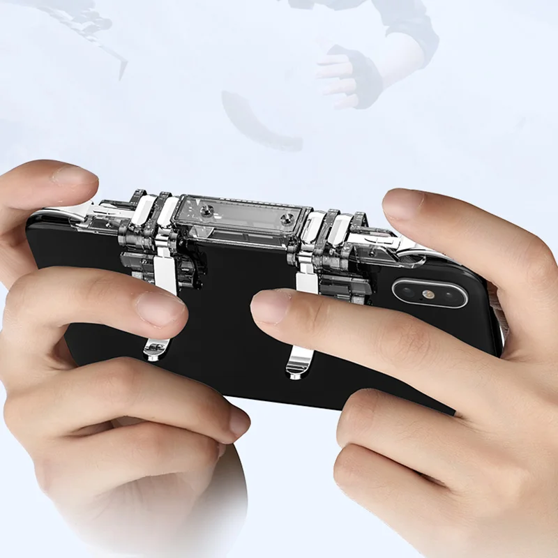 K19 6 finger Pubg мобильный контроллер L1 R1 телефон геймпад триггер огонь Кнопка Aim ключ шутер Pubg контроллер для iphone Android