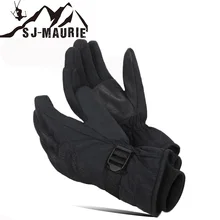 Теплая зимняя верхняя одежда спортивный Для мужчин Для женщин Лыжный спорт перчатки водонепроницаемые ветрозащитные Велоспорт Бег Пеший Туризм Мотоцикл полный палец перчатки