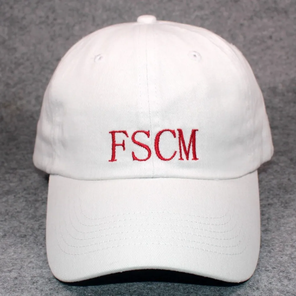 FSCM SPARTAK MOSCOW Football Cap Russian Premier League Solid White Cotton Rear Brass Adjustable Buckle One Size Fits Most Russian Sport Baseball Hats