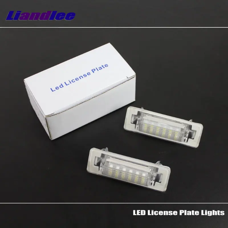 

Liandlee Car License Plate Lights For Mercedes Benz Smart City-Coupe Auto Number Frame Lamp Bulb LED Illumination Accessories