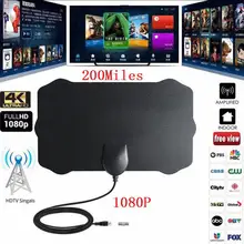 Eas tv ita HD tv 1080p 200 Миля Диапазон комнатная антенна ТВ цифровая HD Skywire 4K цифровая антенна