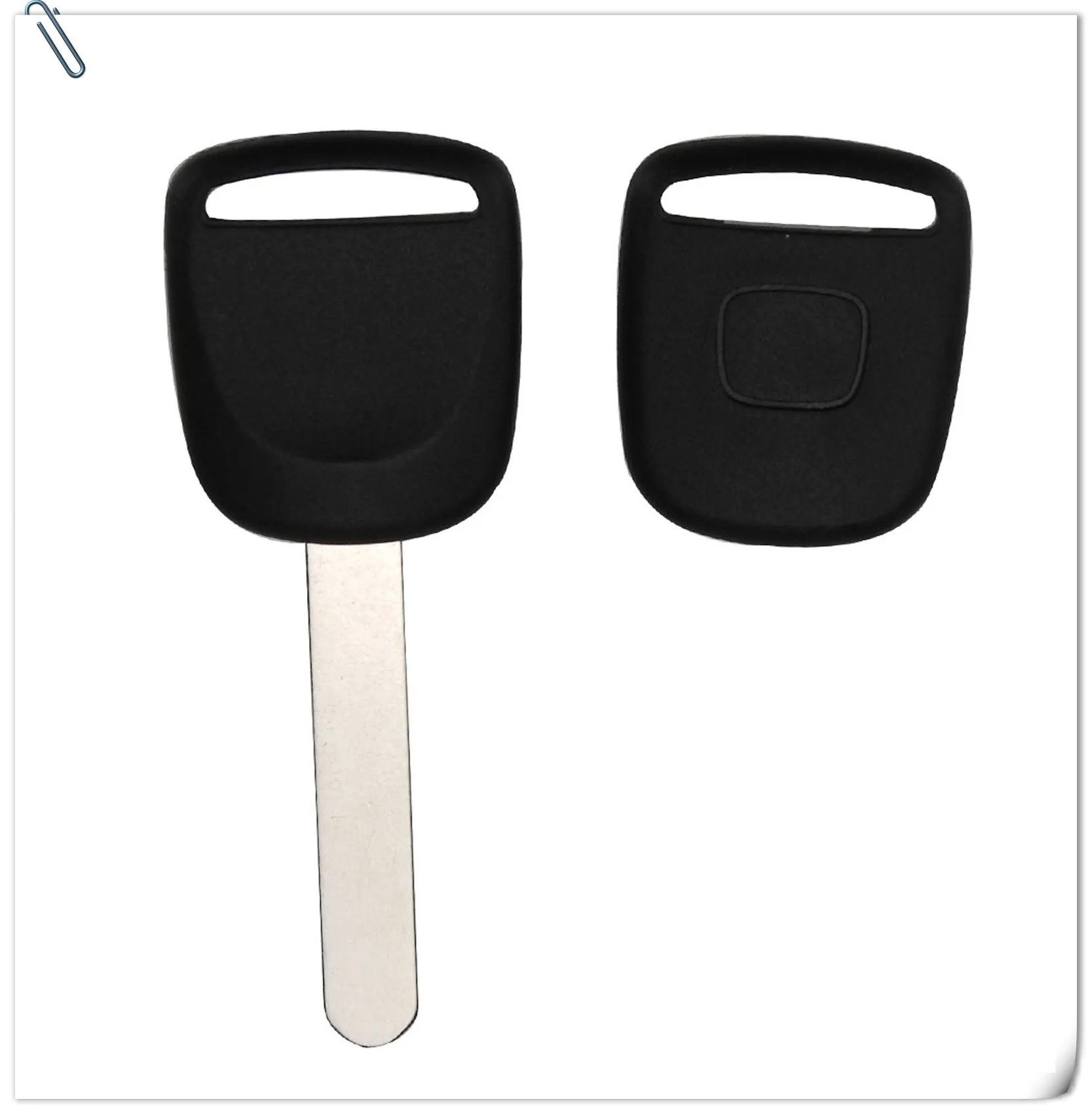 Keyforkess Transponder accensione a distanza dell'automobile chiave Shell per Honda XR-V accordo giada civica con Chip scanalatura chiave Fob sostituzione -