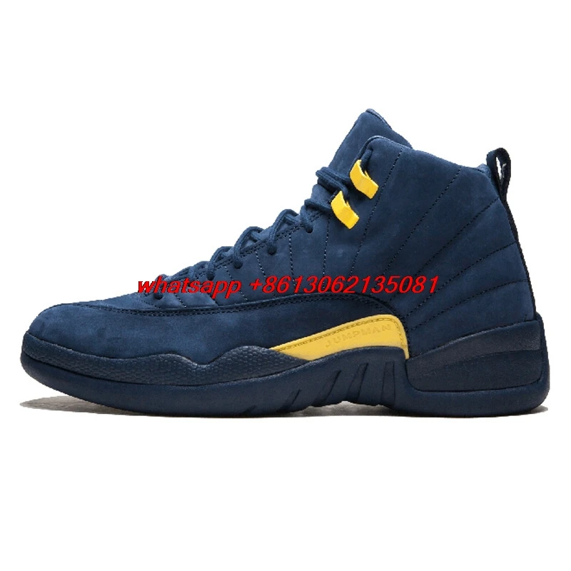 

Hot hot Retro 12 Gym red WNTR All Black Basketball shoes Outdoor Sport Sneakers High Cut Lace-up Trainer Shoes New Arrival