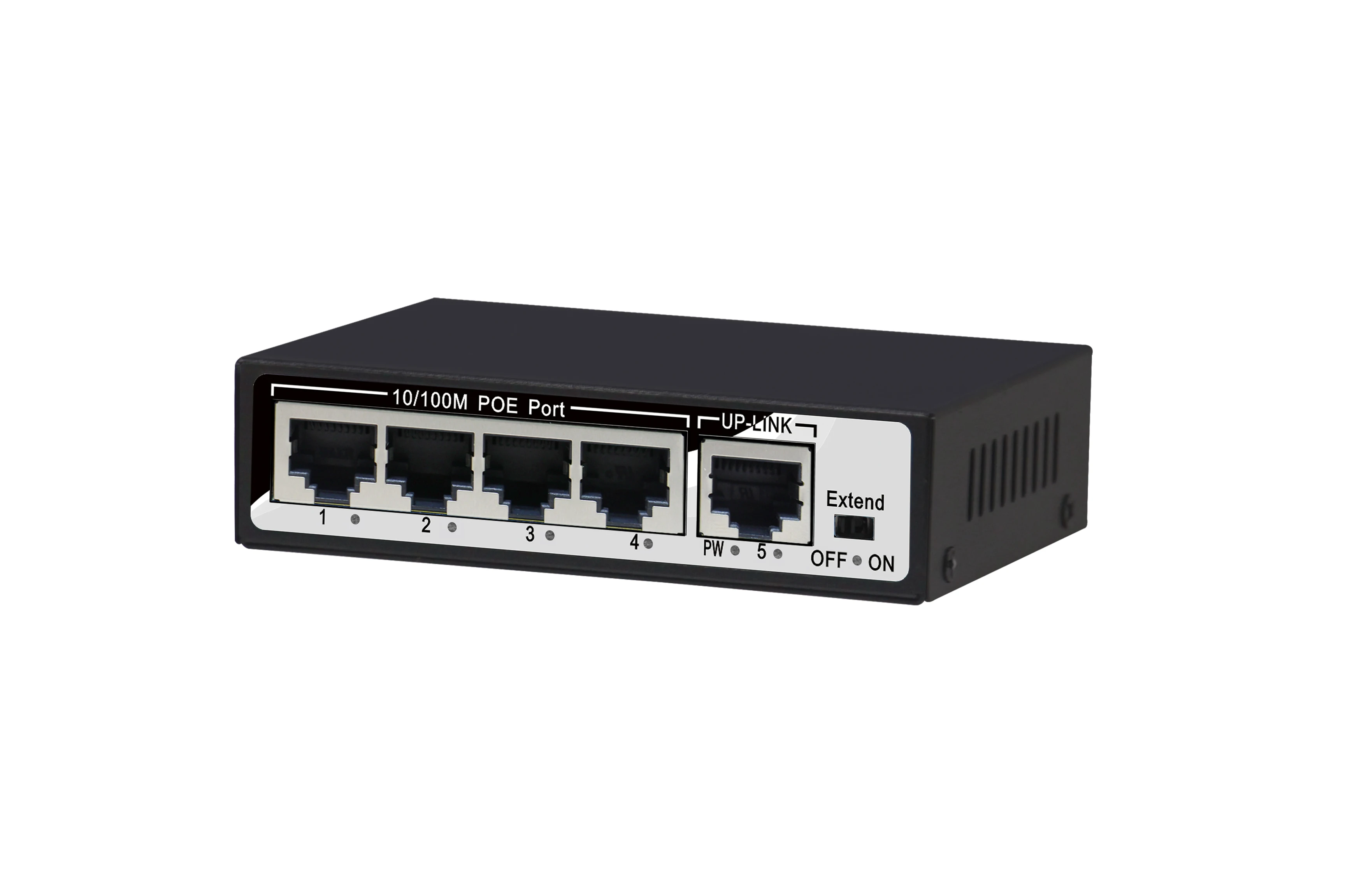 5 портовый 10/100 м коммутатор из которых 1 4 порта поддерживают POE IEEE 802.3af