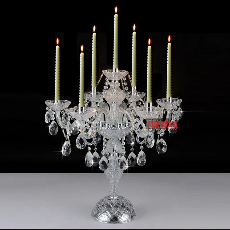 Europeo candelabros de hierro forjado lámparas de mesa para el