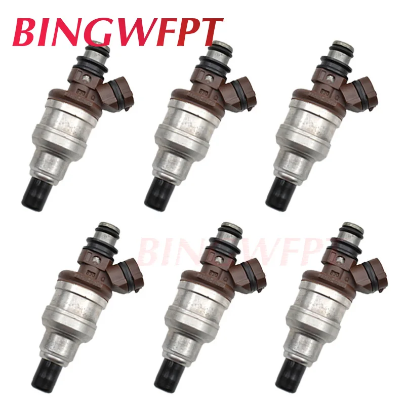 6 шт. Топливные форсунки 23250-65020 для 89-95 Toyota 4runner Pickup 2.4L T100 3.0L 23250 65020 2325065020 |