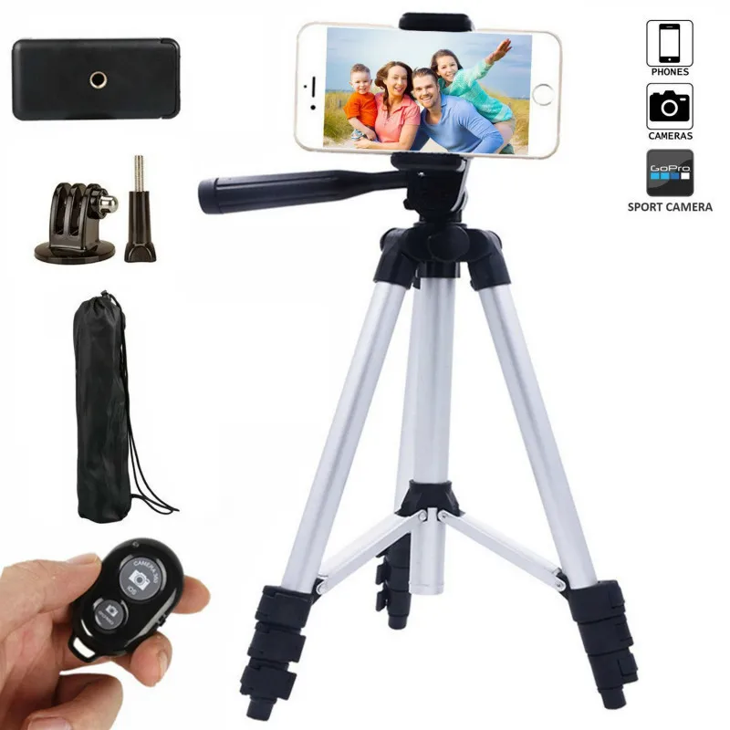 Mini Tripod Stand Self Timer Outdoors Photograph Portable Flexible