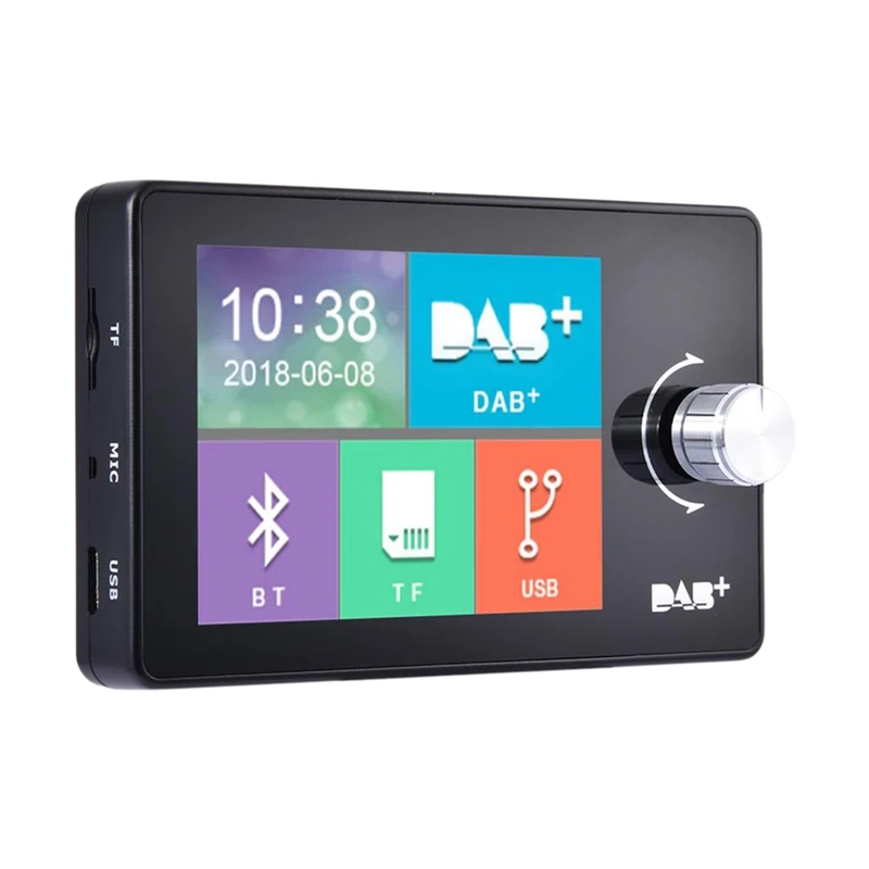 

Car Europe Dab Plus Digital Broadcast Fm Receiver Multiple Music Formats With 2.8 Inch Screen Car Accessories