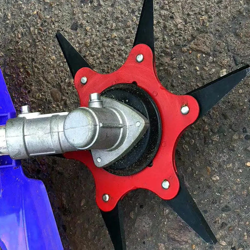 Blades Trimmer 2019top Universal Metal Blades Trimmer 6 Teeth Brush Head 65Mn Cutter Garden Grass Lawn g90626