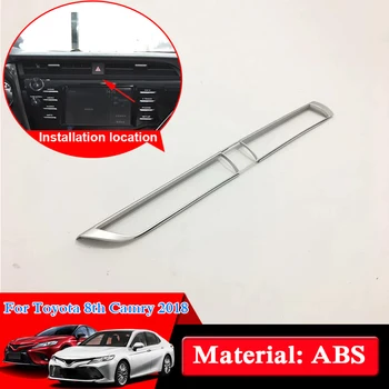 

QCBXYYXH Car Styling Air Conditional Outlet Sequins Internal Cover Car Stickers Auto Accessories For Toyota 8th Camry 2018 2019
