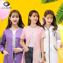 Лабораторные пальто с длинным рукавом женские летние Доктор Медсестры медицинская Униформа больница салон красоты аптека стоматологический комбинезон для персонала клиник