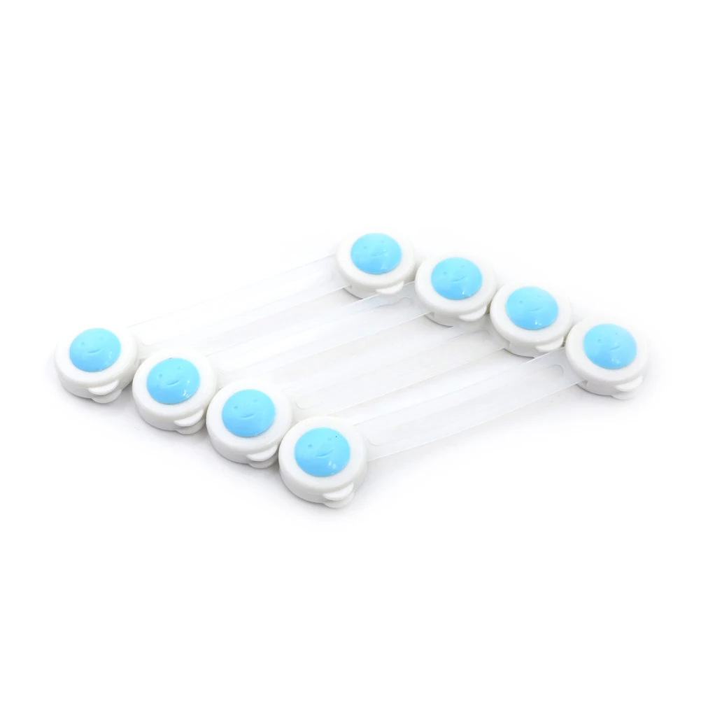 4pcs/lot Child Security Protective Device Kids Toddler Baby Kid Child Drawer Cupboard Cabinet Door Fridge Safety Lock 15.8x3cm