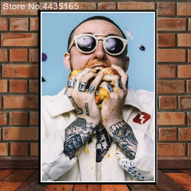 Mac Miller Rapper Music Singer Hip Hop Star Poster Art Fabric Hot Decor X-377