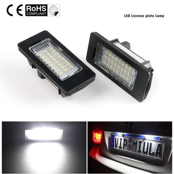 

2X Error Free LED LICENSE Number PLATE LIGHT Trunk LAMP 24 Leds For BMW E81 E85 E86 E87 E87N E36 E36N