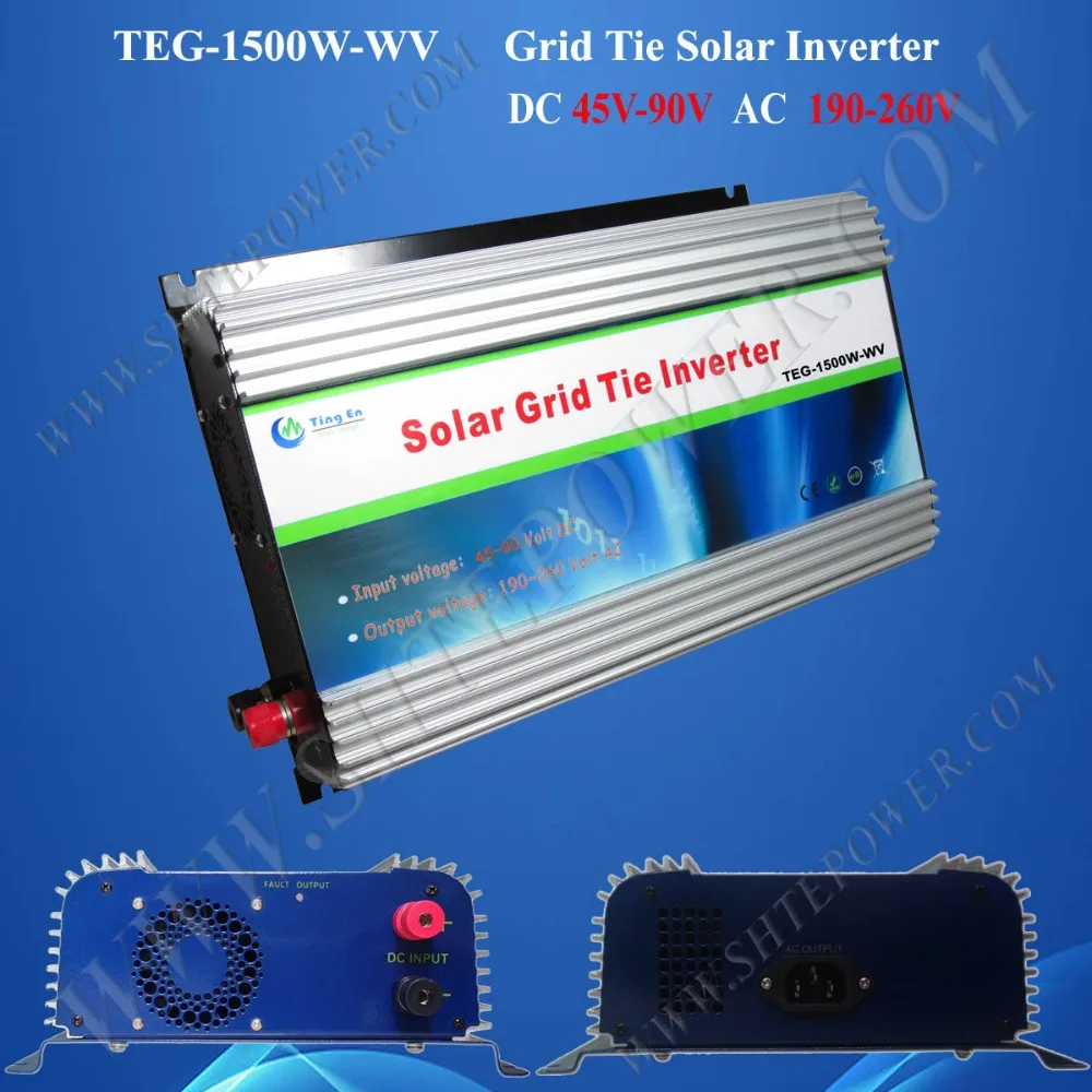 

micro inverter price solar 1500w dc to ac power grid tie