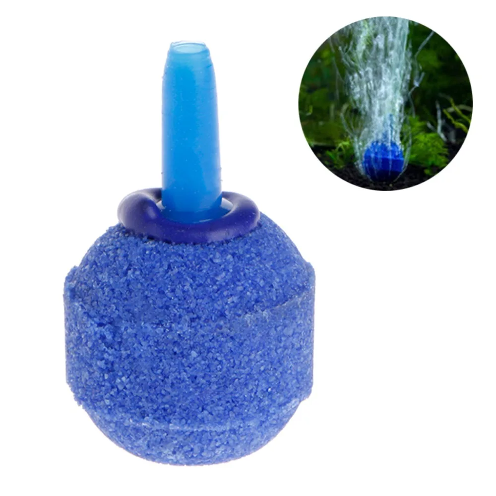 

Blue Aquarium Air Stone Bubble for Fish Tank Pump Hydroponics Aerator Diffuser Ball Shape aquarium Accessories Air Pump C42