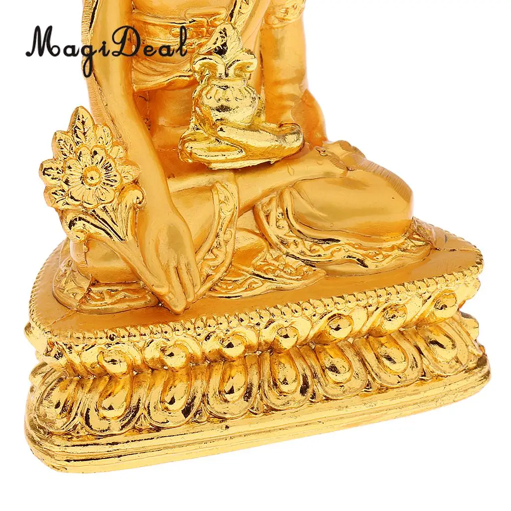Meditation Buddha Statue Religion Sculpture Buddhist Pharmacist Figurine Bless Family Home Efficacious Protection