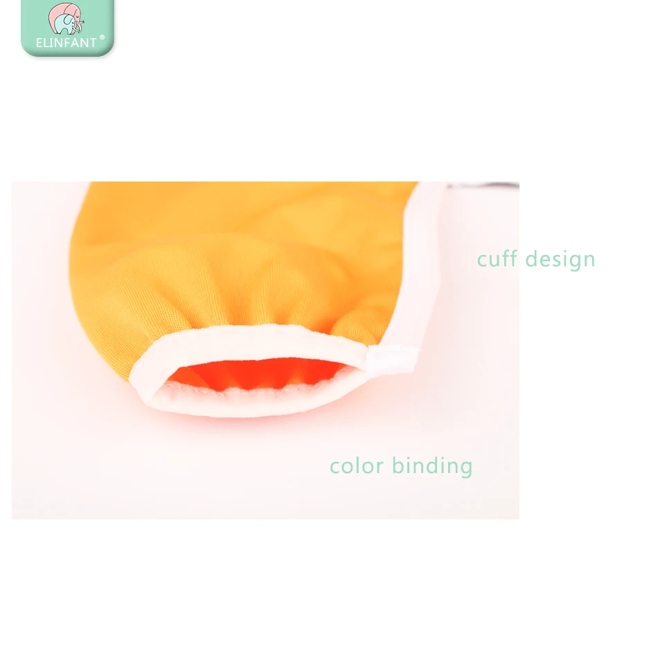 Elinfant, длинный рукав, нагрудник, водонепроницаемый, нагрудник для младенцев и малышей, с карманом, светильник, вес, нагрудник, моющийся, один размер, нагрудник для кормления