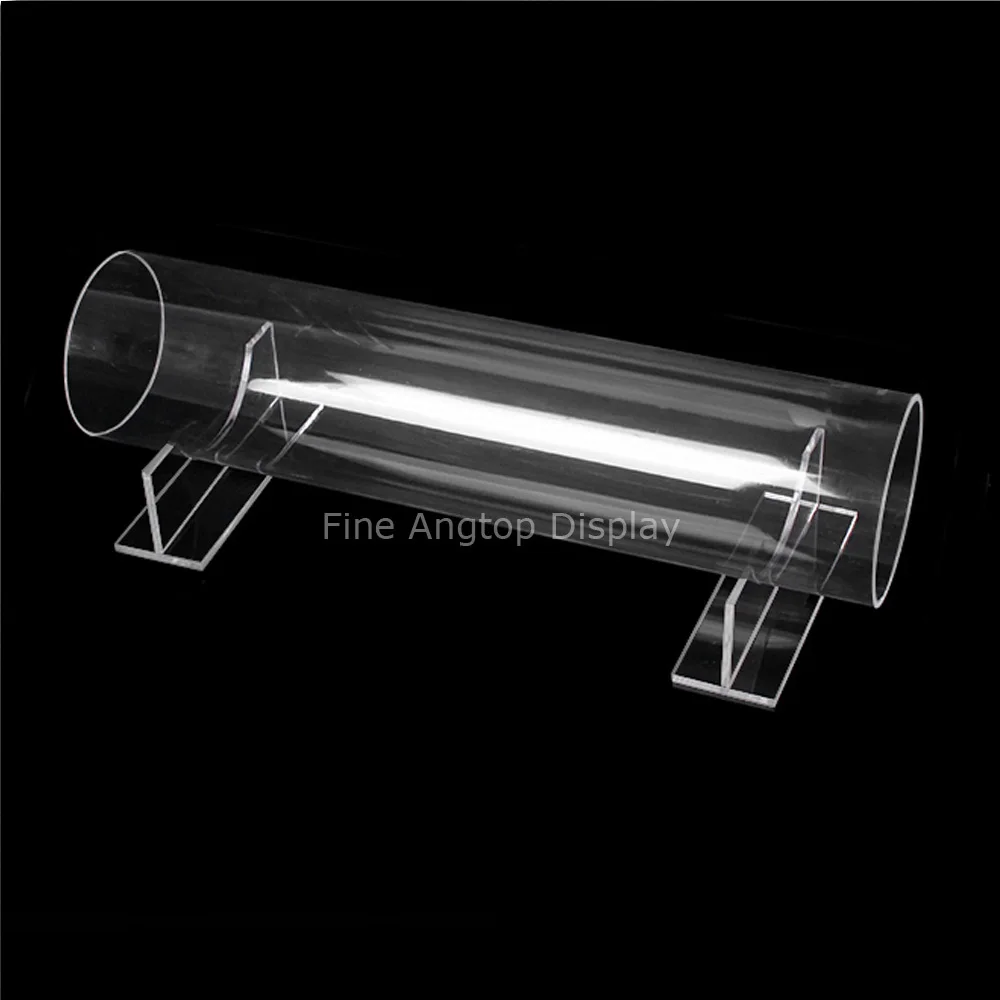 Plexiglass acrílico tubo pulseira suporte de exibição